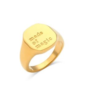 Stainless Steel 18K Gold Plated Rings
